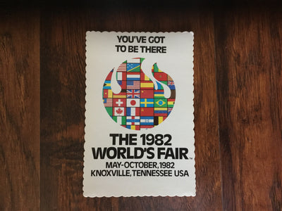 1982 World's Fair Vintage Postcards  Post Card - Nothing Too Fancy