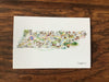 Tennessee Map Postcard