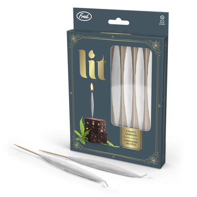 Lit Party Candles (8)