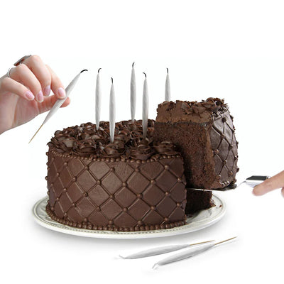 Lit Party Candles (8)