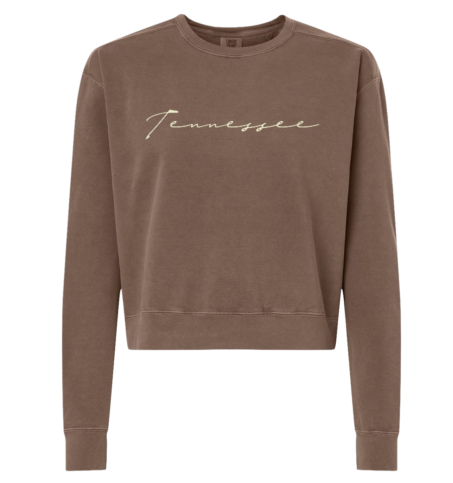 Ladies Signature Cropped Sweatshirt