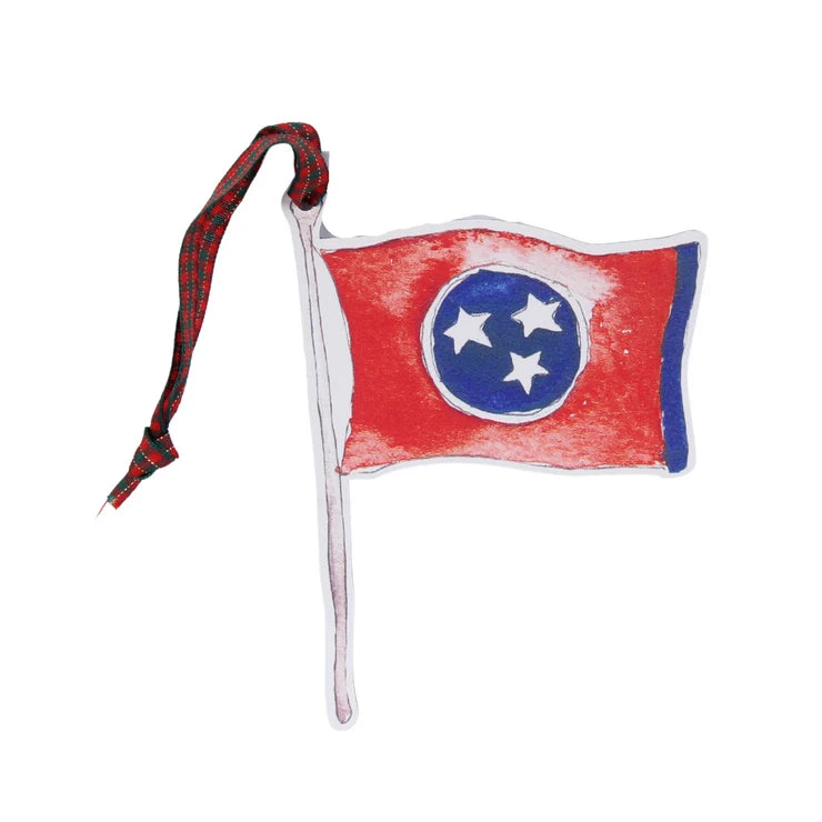 Tri-Star Flag Ornament