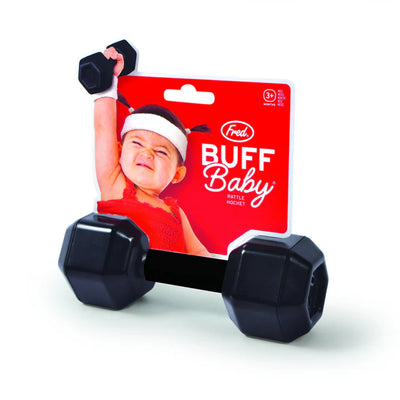 Buff Baby Dumbbell Rattle - Nothing Too Fancy