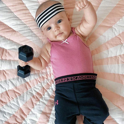 Buff Baby Dumbbell Rattle - Nothing Too Fancy