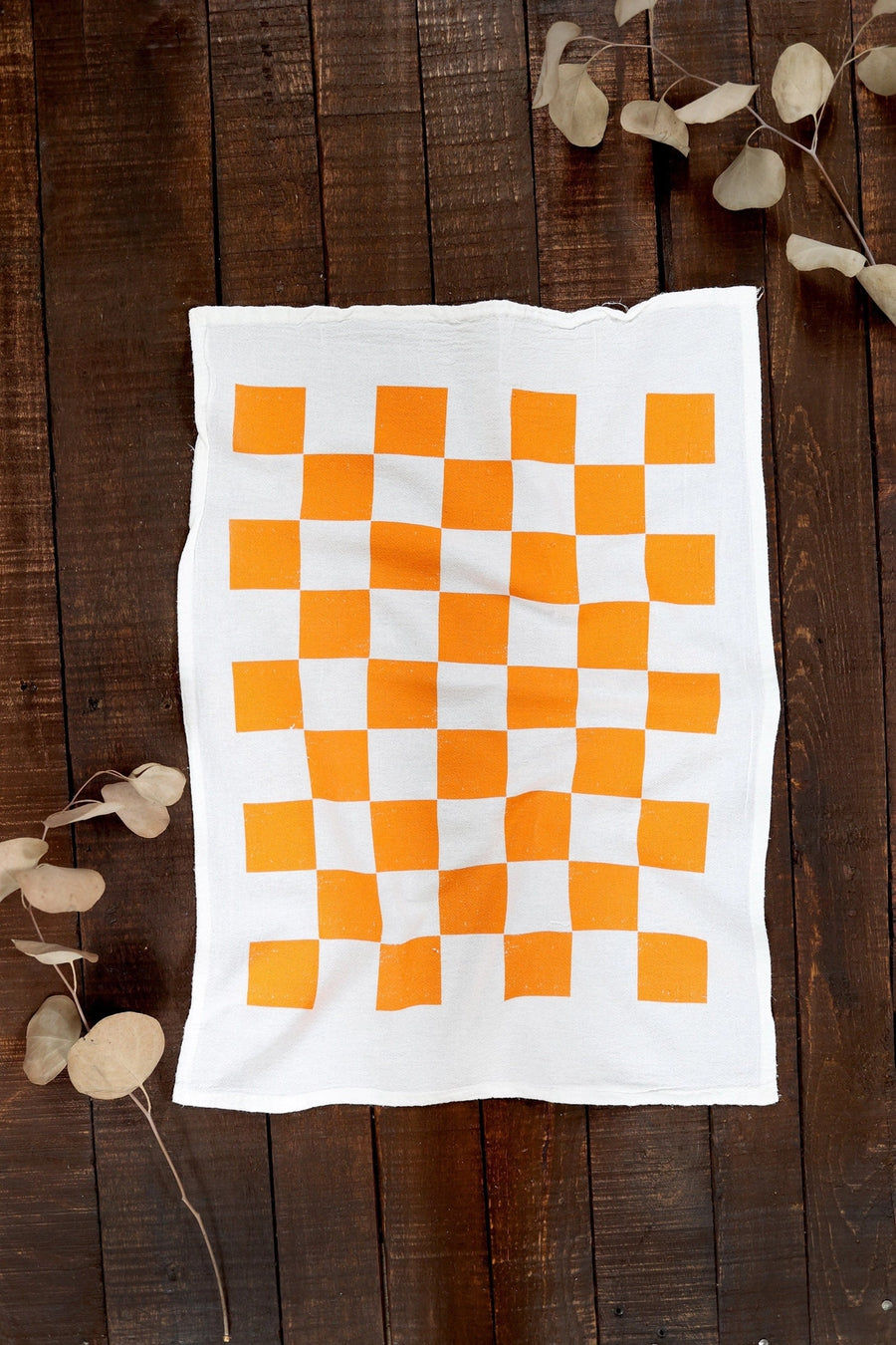 Checkerboard Tea Towel