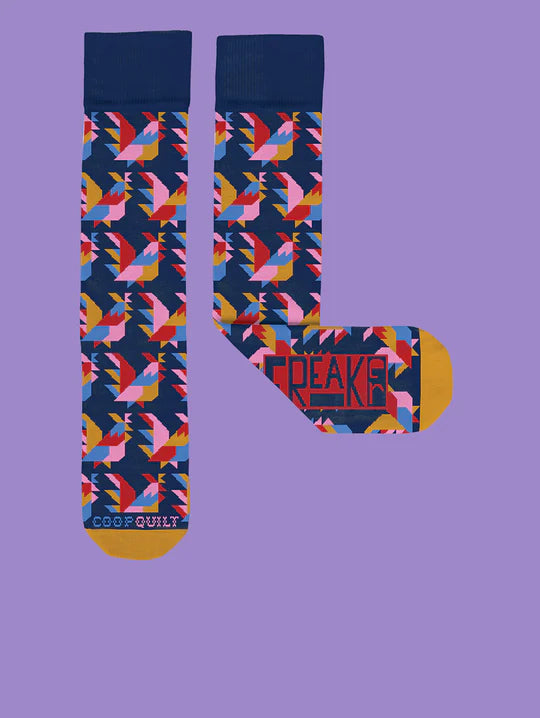 Coop Quilt Freaker Feet Socks