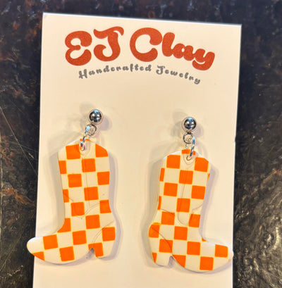 Cowboy Boot Dangle Earrings