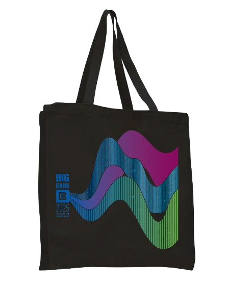 2025 VIP Big Ears Tote Bag - Black