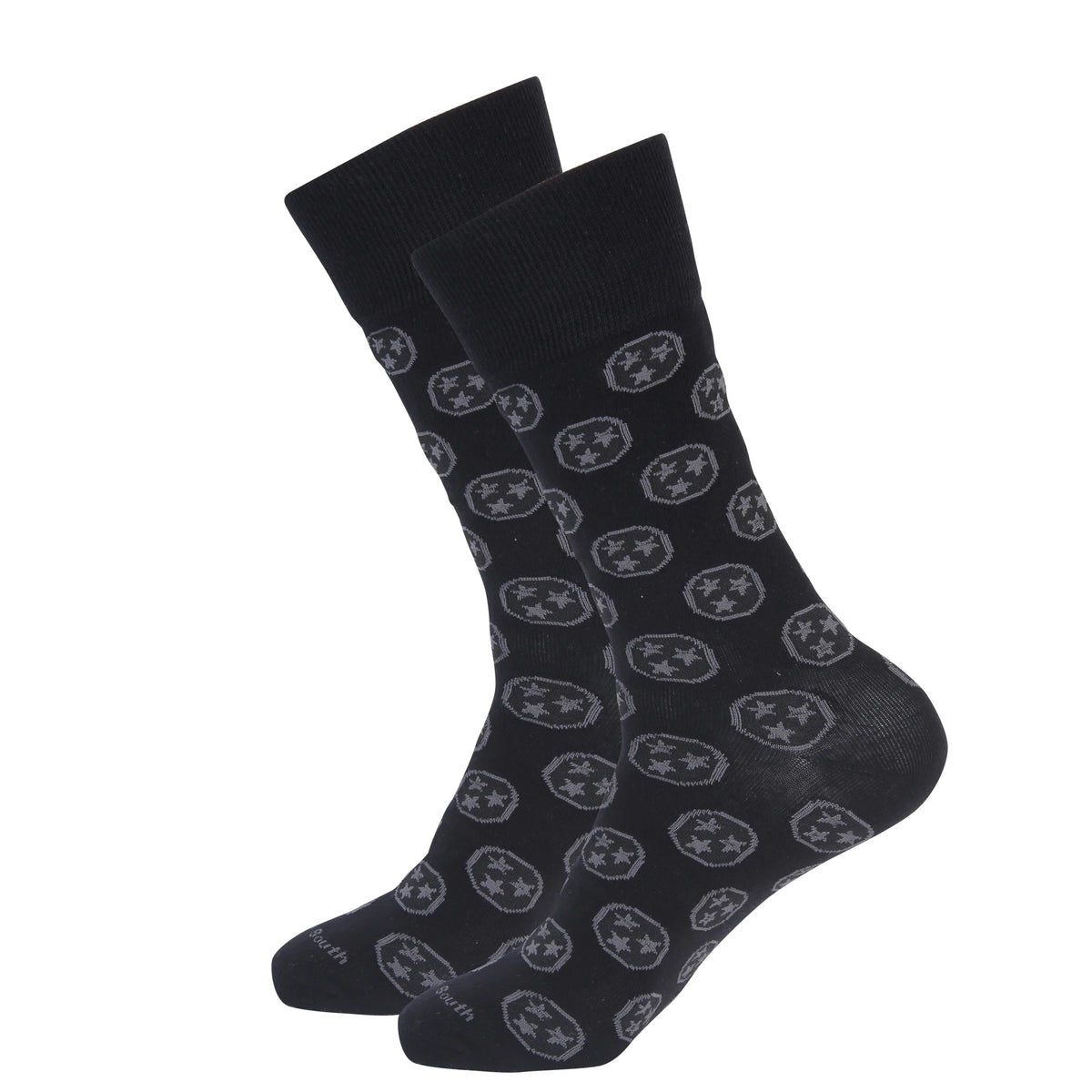 Socks - Black/Gray Tri-Star