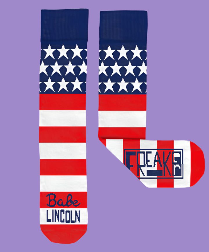 Babe Lincoln Freaker Feet Socks