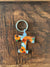 Power T Floral Keychain