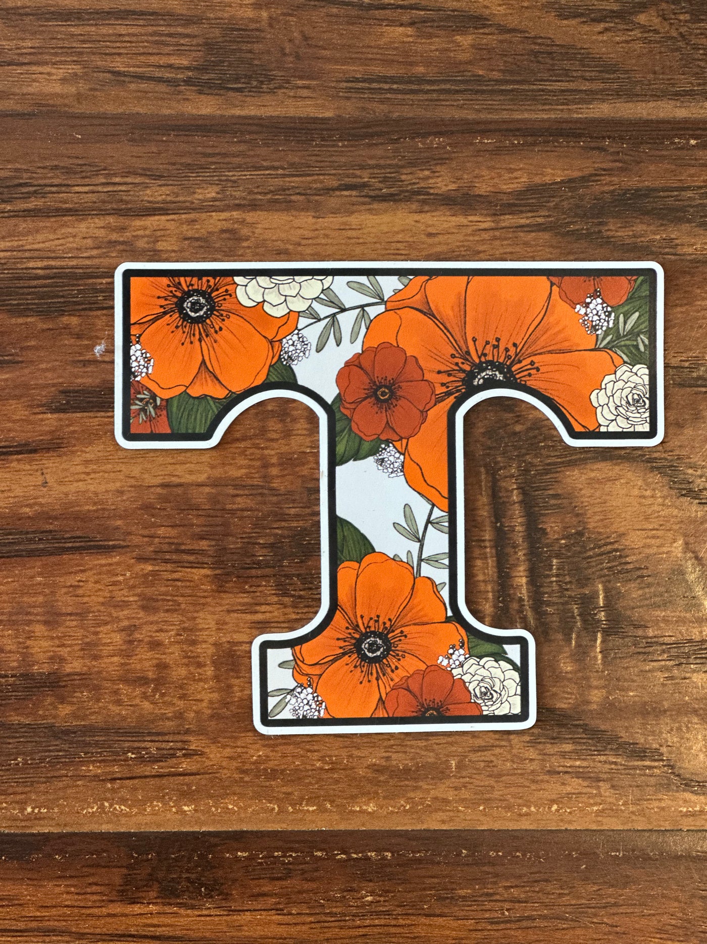 Power T Floral Magnet