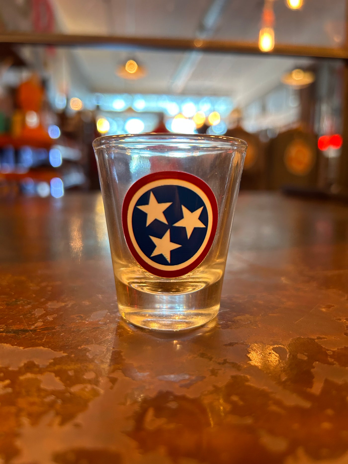 Tri-Star Shot Glass - RWB