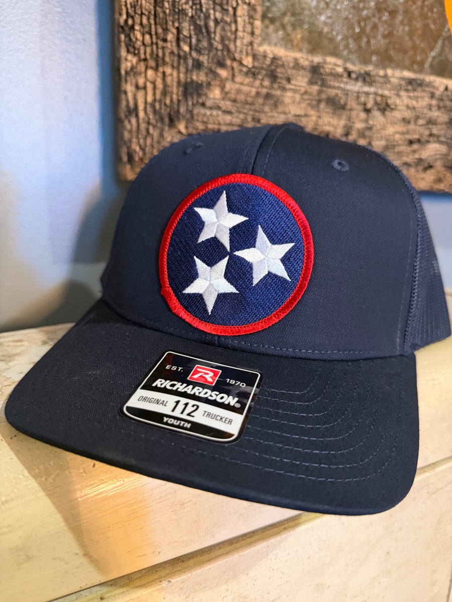 Navy Youth Hat Tri-Star Trucker Hat