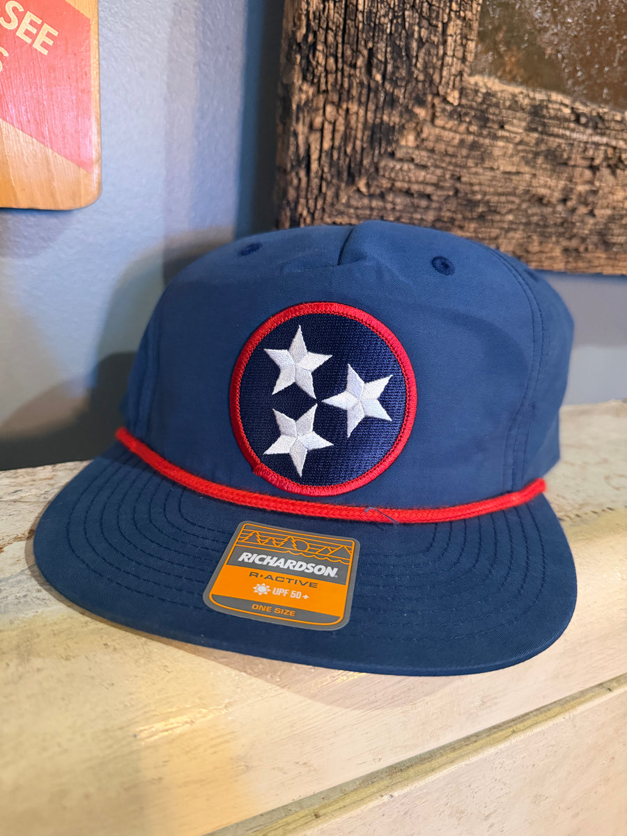 Navy Tri-Star Hat