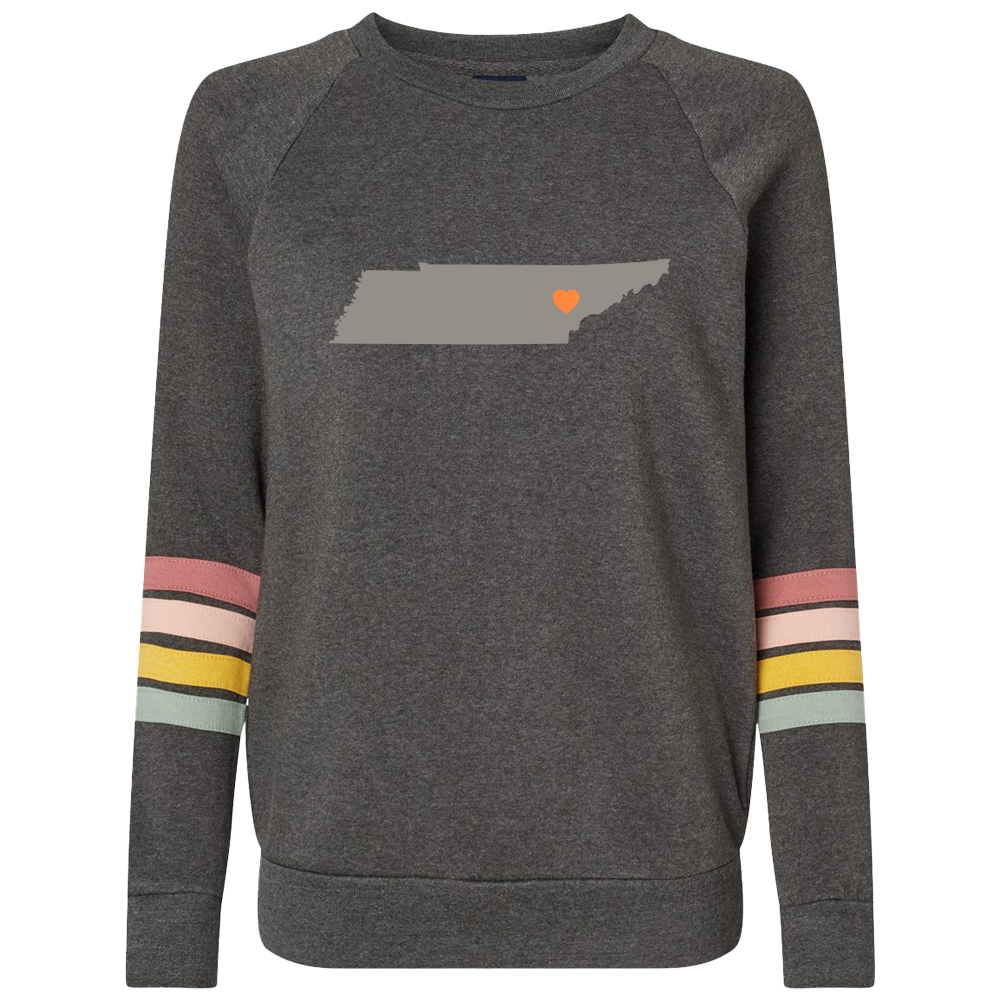 Ladies TN Heart Sweatshirt