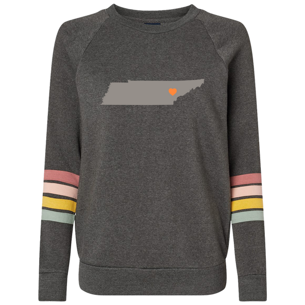 Ladies TN Heart Sweatshirt - Nothing Too Fancy