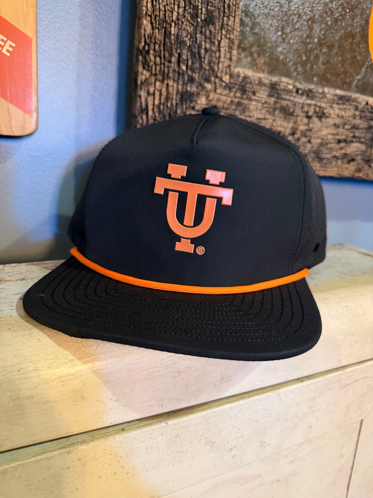 Black Unstructured Hydrometric Hat
