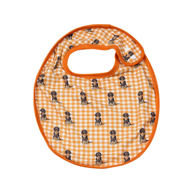 Smokey Gingham Bib