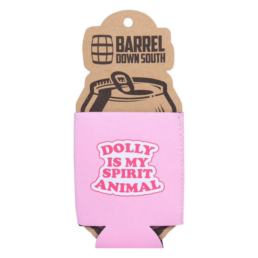 Dolly Is My Spirit Animal Koozie