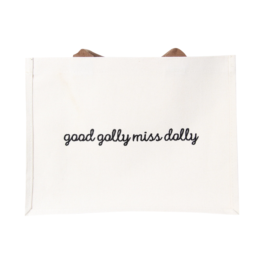 Good Golly Miss Dolly Canvas Tote