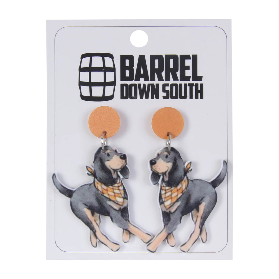 Walking Smokey Acrylic Earrings