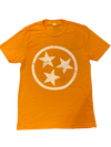 White on Orange Tri-Star - SALE!