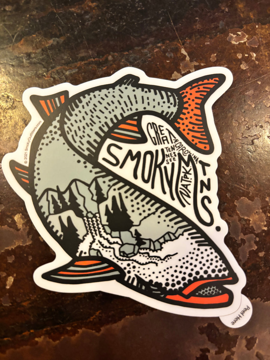 Smoky Mtn Fish Sticker
