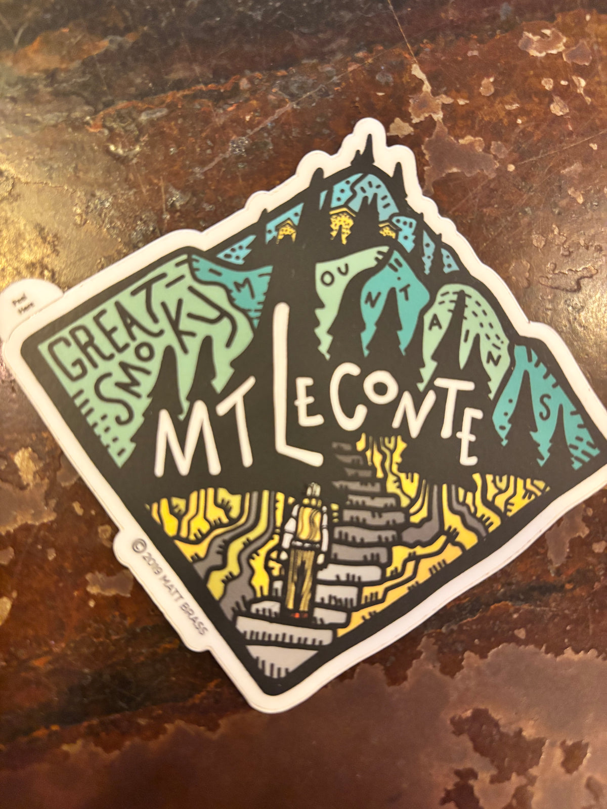Mt LeConte Sticker