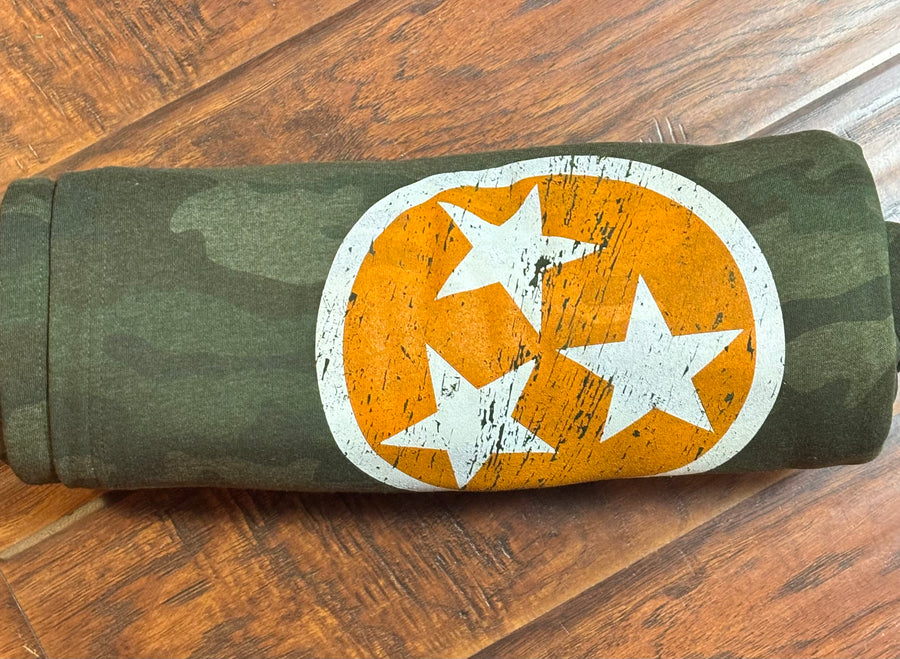 Tri-Star Blanket - Camo/Orange