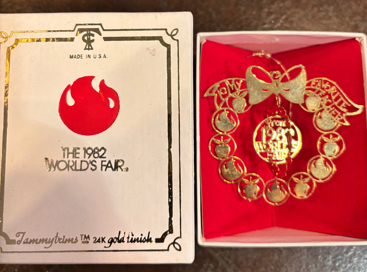Vintage 1982 World's Fair Ornament