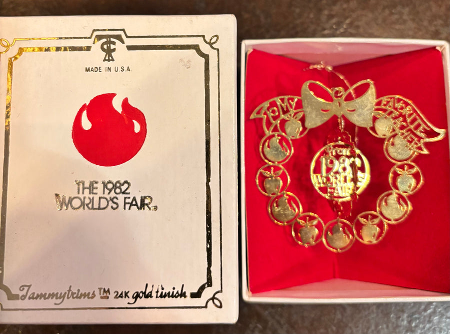 Vintage 1982 World's Fair Ornament