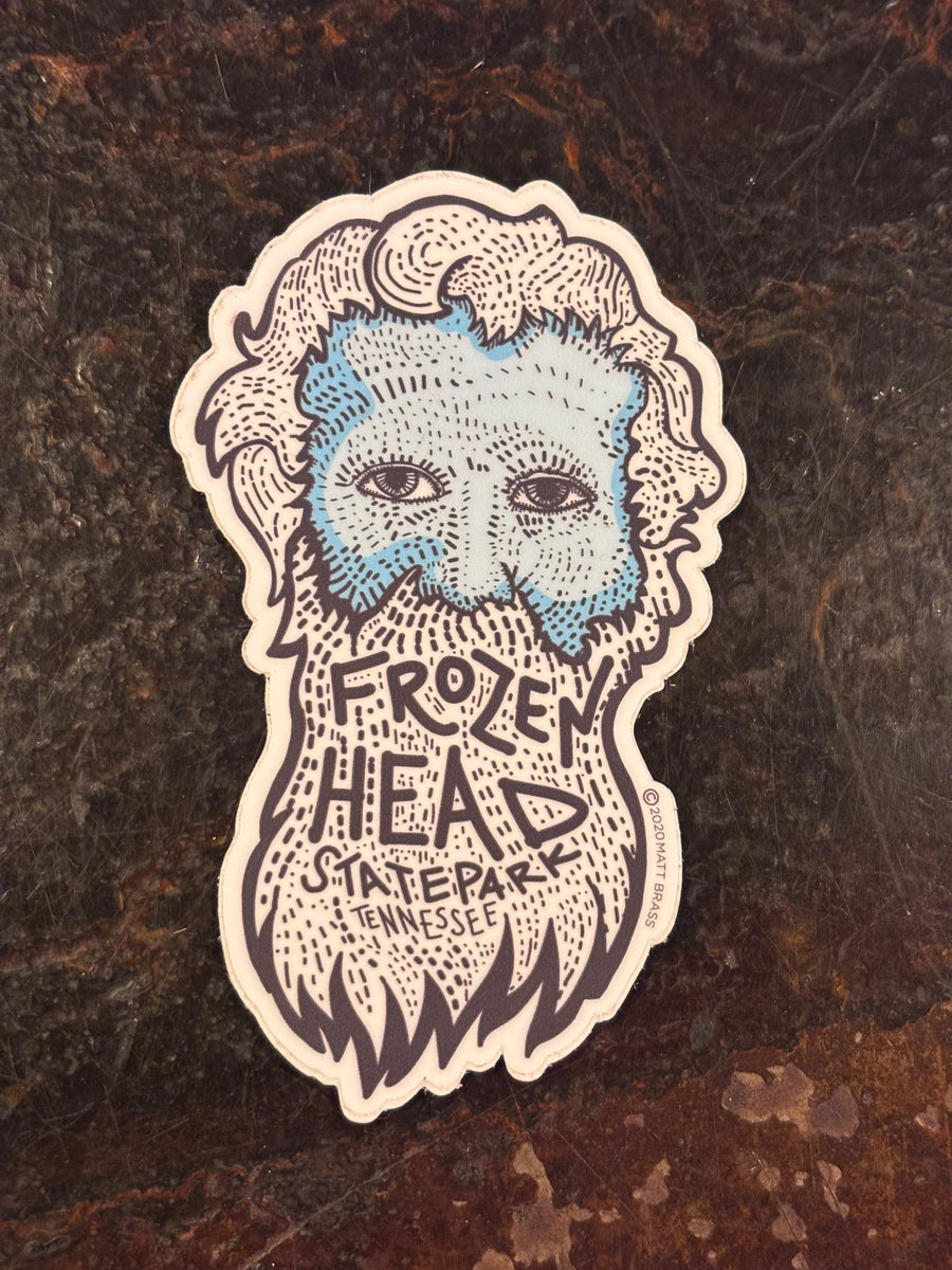 Frozen Head Sticker