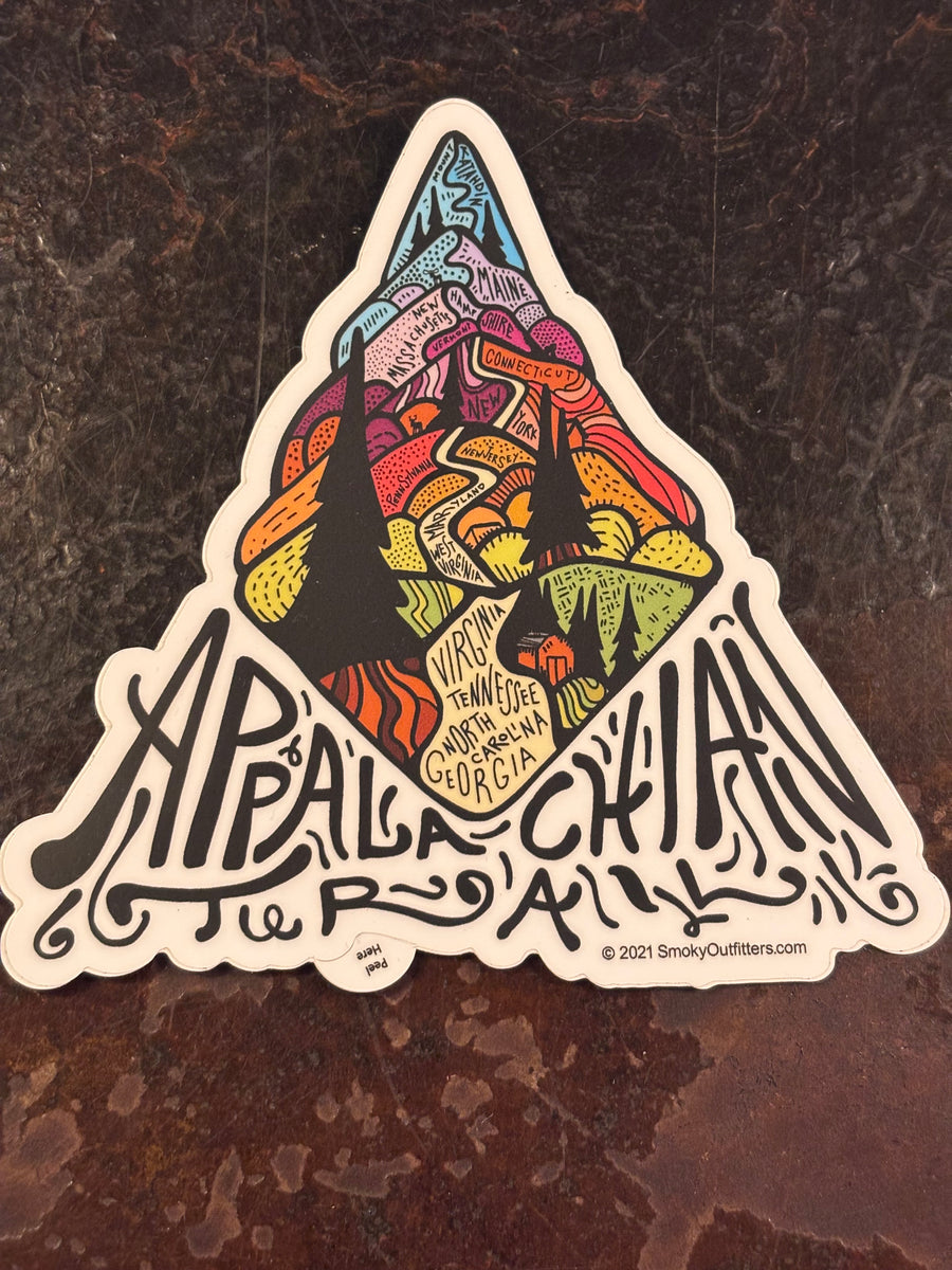 Appalachian Train Sticker