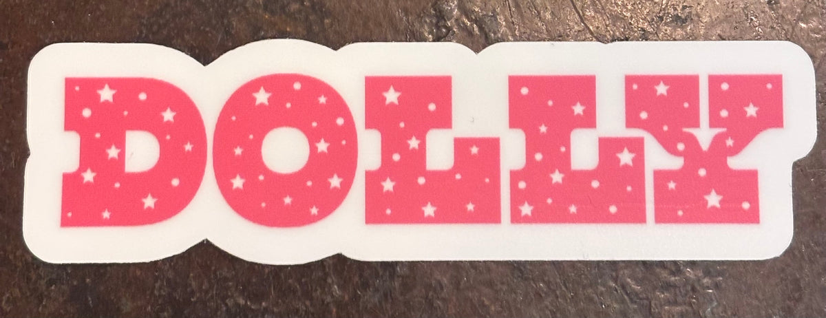 Dolly in Stars Sticker