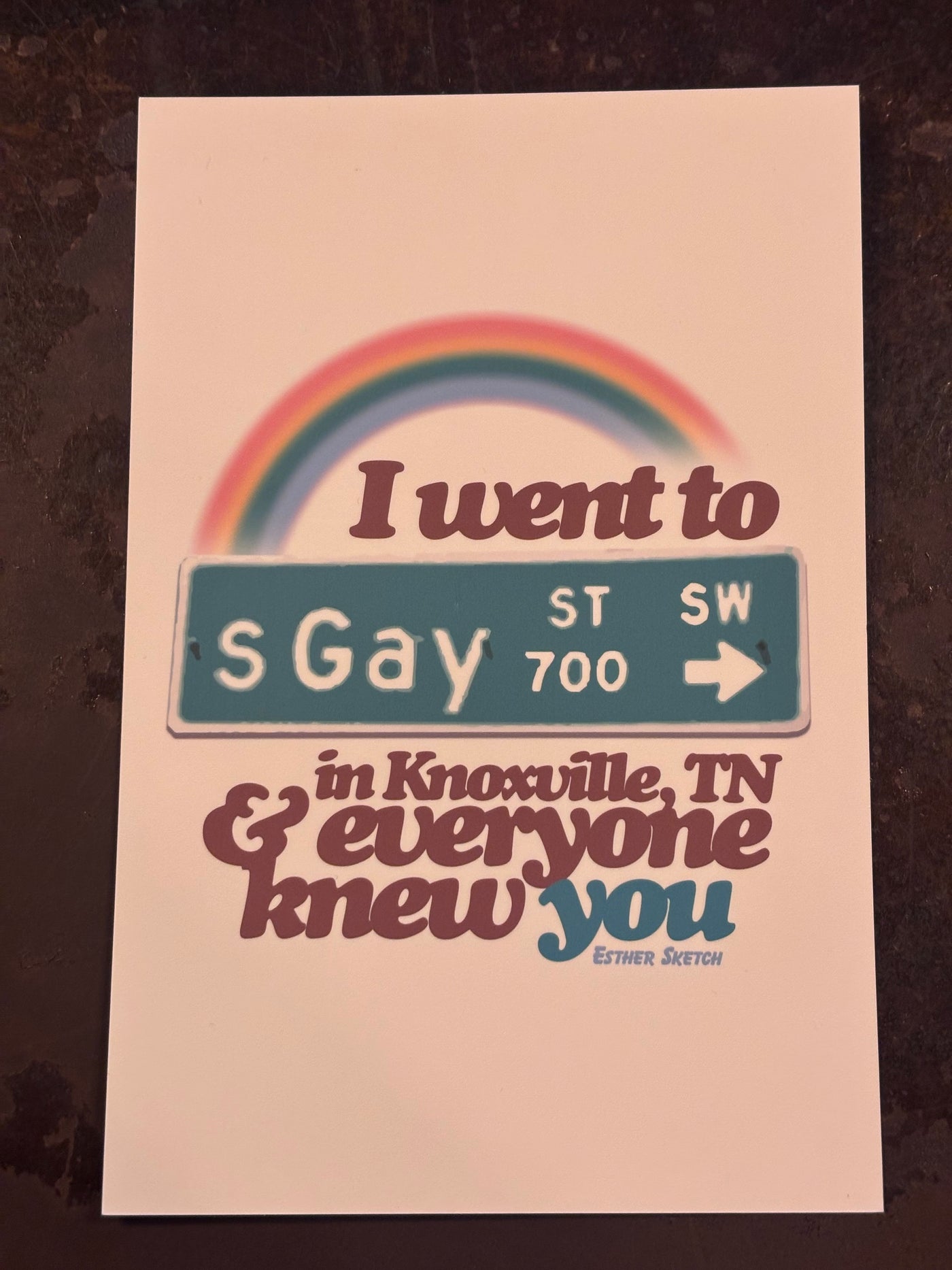 Gay Street Postcard