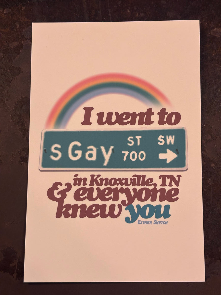 Gay Street Postcard