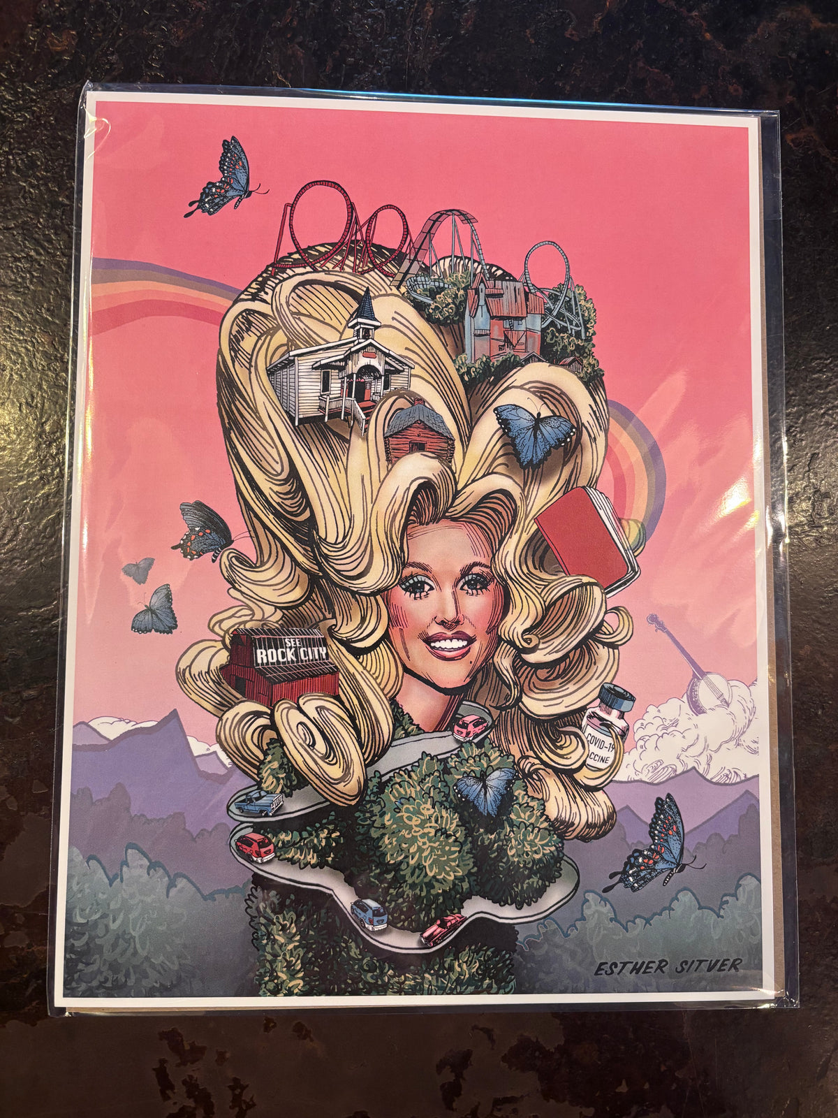 Mountain Dolly 8.5"x11" Print