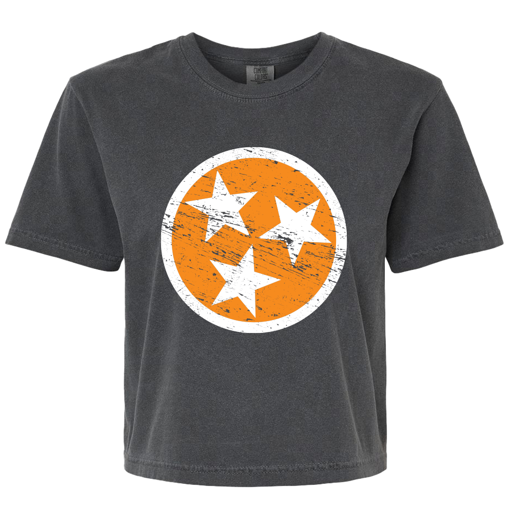 Ladies Tri-Star Crop Top