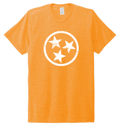 White on Orange Tri-Star - SALE!