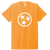 White Tri-Star on Orange
