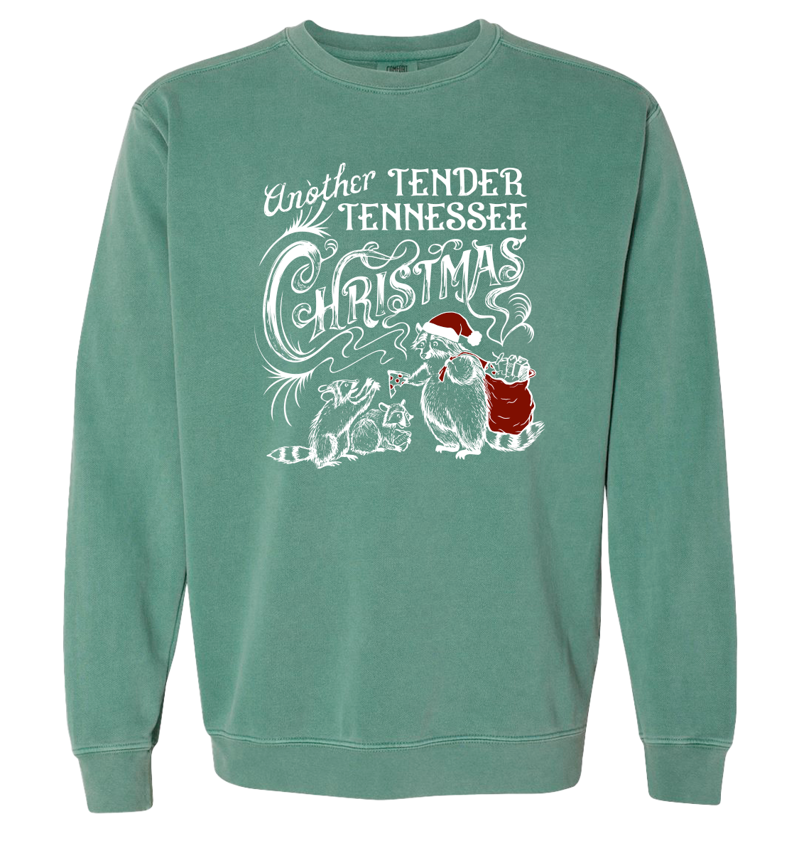 Raccoon Santa Sweatshirt