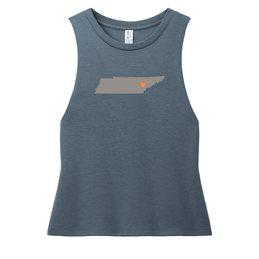 Ladies TN Heart Tank - Nothing Too Fancy