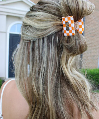 FiZZY Checkerboard Hair Clip