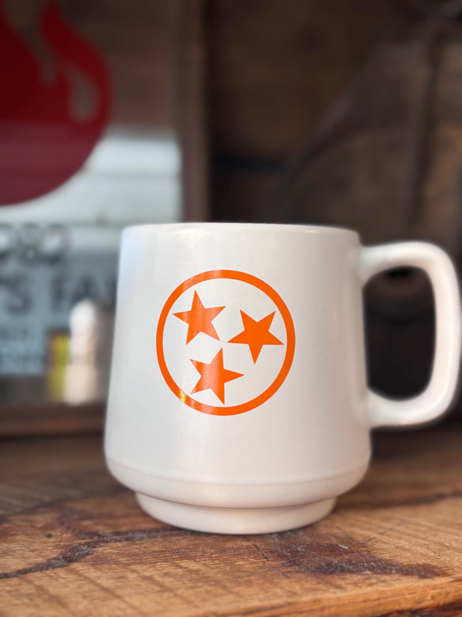 Orange Tri-Star Mug