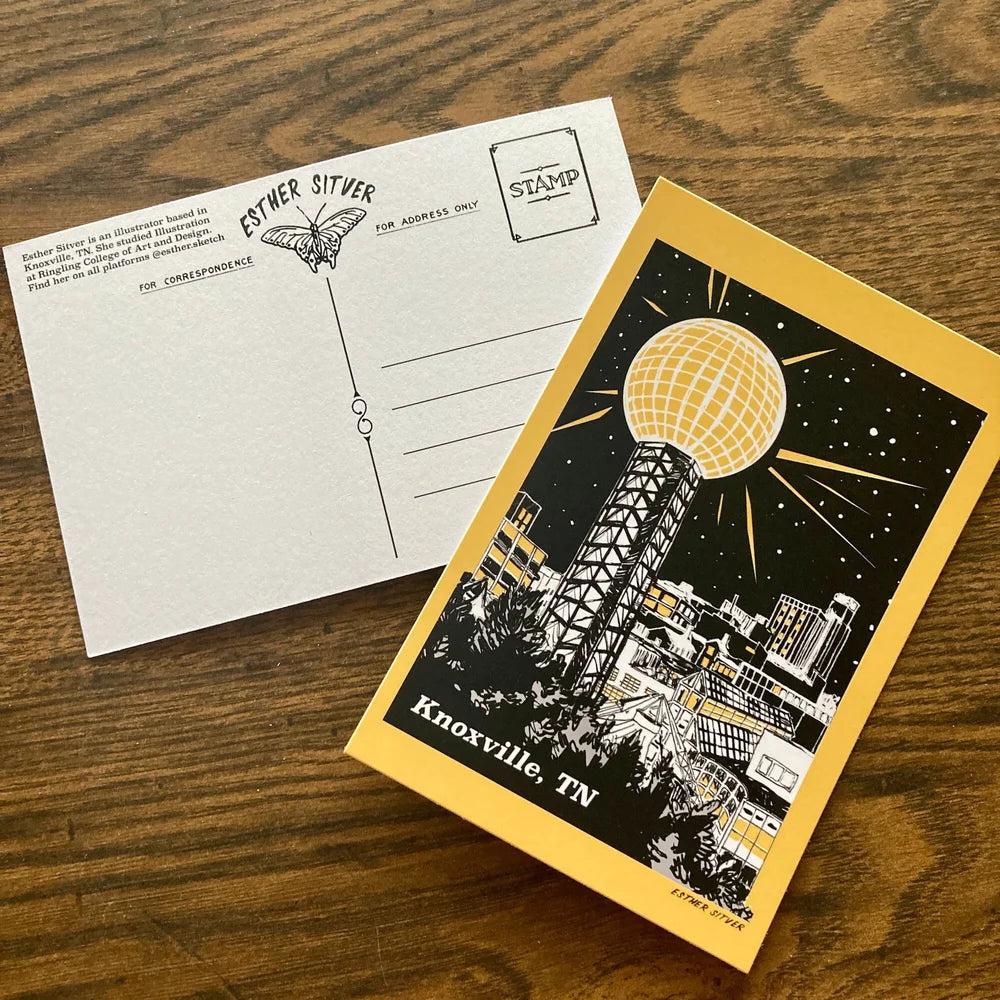 Art Deco Sunsphere Postcard