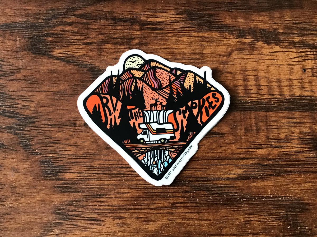 R.V. the Smokies Sticker