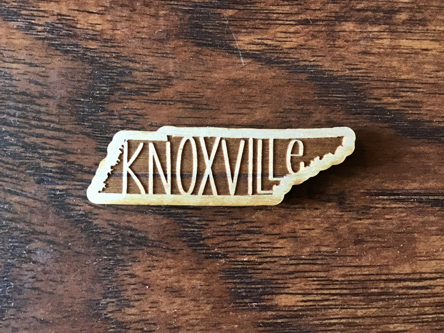 Wooden Knoxville, TN Magnet