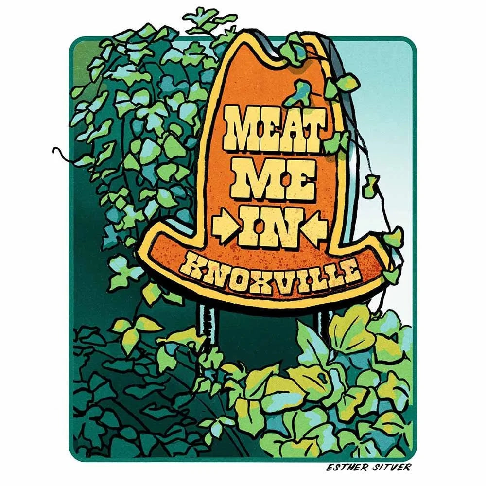 Meat Me in Knoxville Postcard