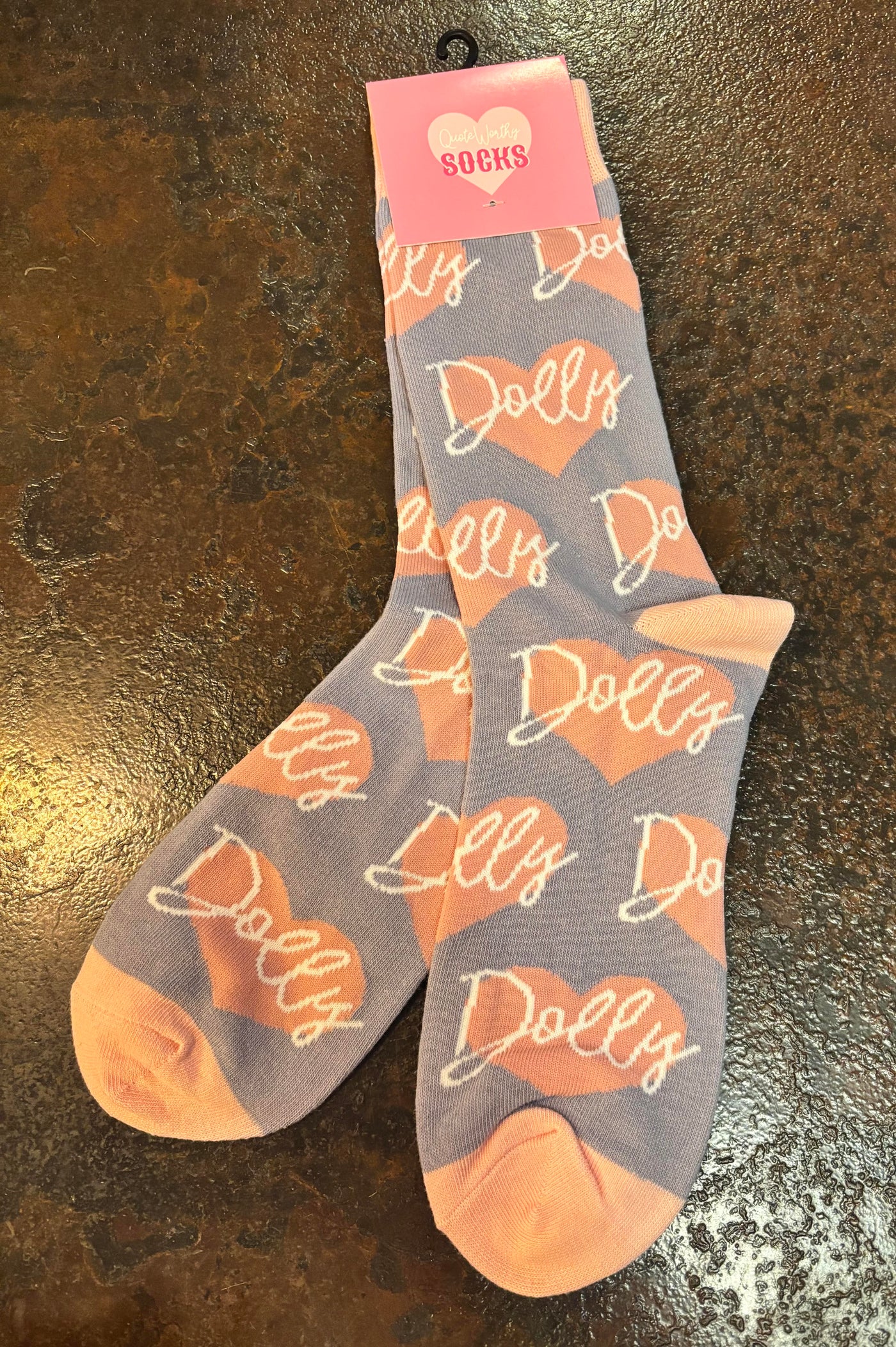 Heart Dolly Socks